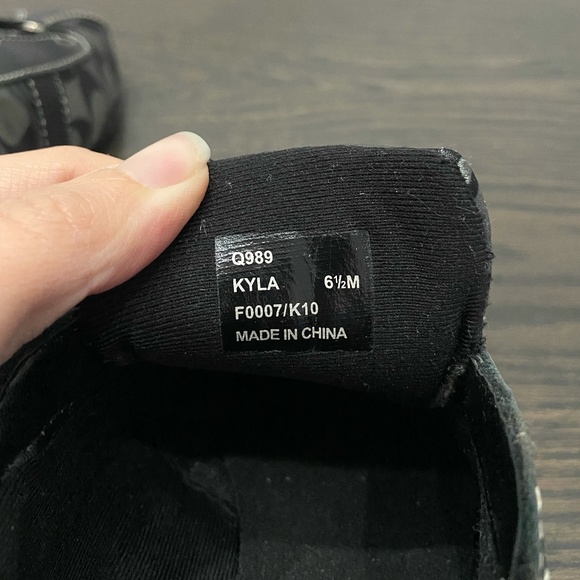 Kyla Black Coach Shoes - Picture 9 of 11